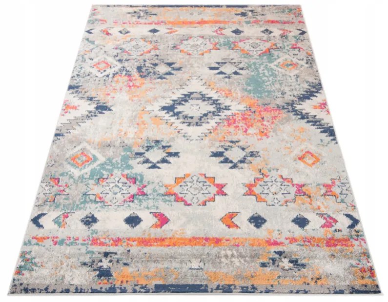 Covor de designer cu modele aztece DENVER Lățime: 80 cm | Lungime: 150 cm