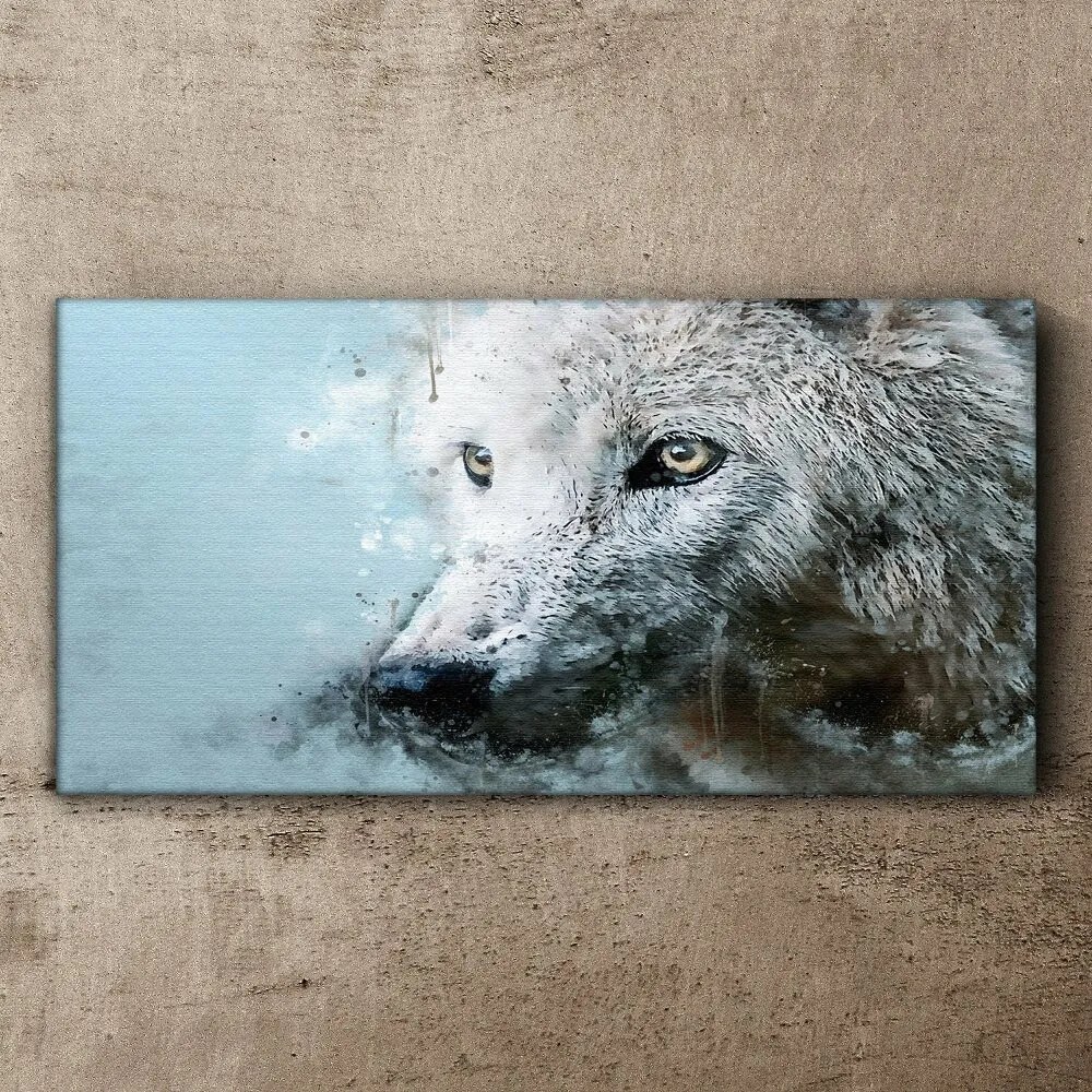 Tablou canvas Lup animal sălbatic