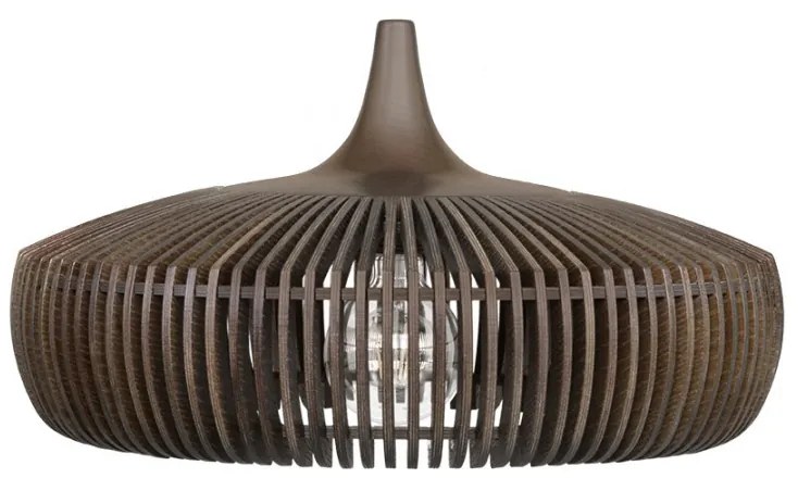 Abajur realizat manual din lemn Clava Dine Wood - dark oak ash 2344 VTC