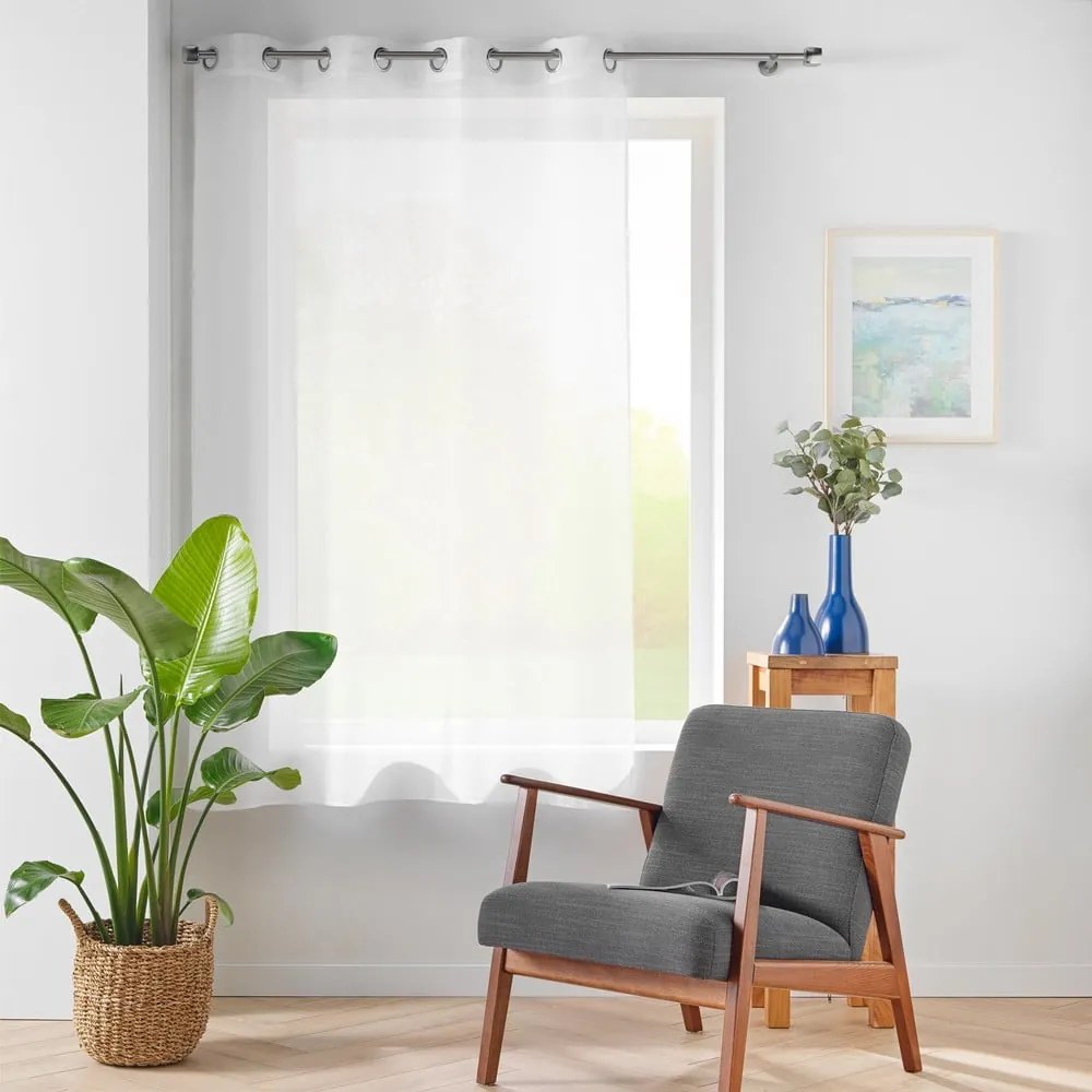 Perdea albă din voal 140x180 cm Lissea – douceur d'intérieur