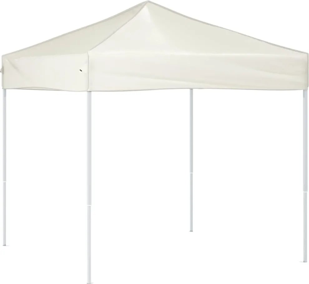 vidaXL Cort pliabil pentru petrecere, crem, 2x2 m