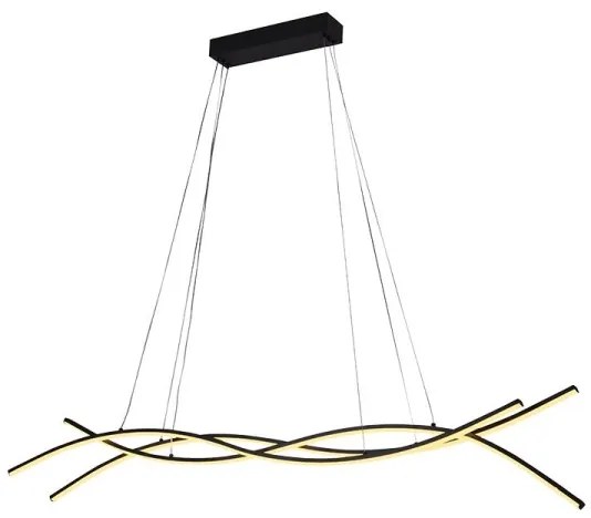 Lustră LED dimabilă aplicată LED/80W/230V 3000-6500K + telecomandă