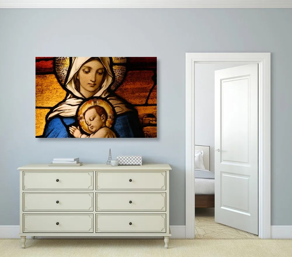 Tablou Fecioara Maria cu Pruncul Isus