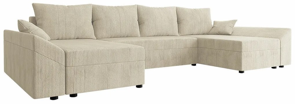 Colțar Memphis 105Cutie de pat, 316x138x82cm, 119 kg, Picioare: Plastic