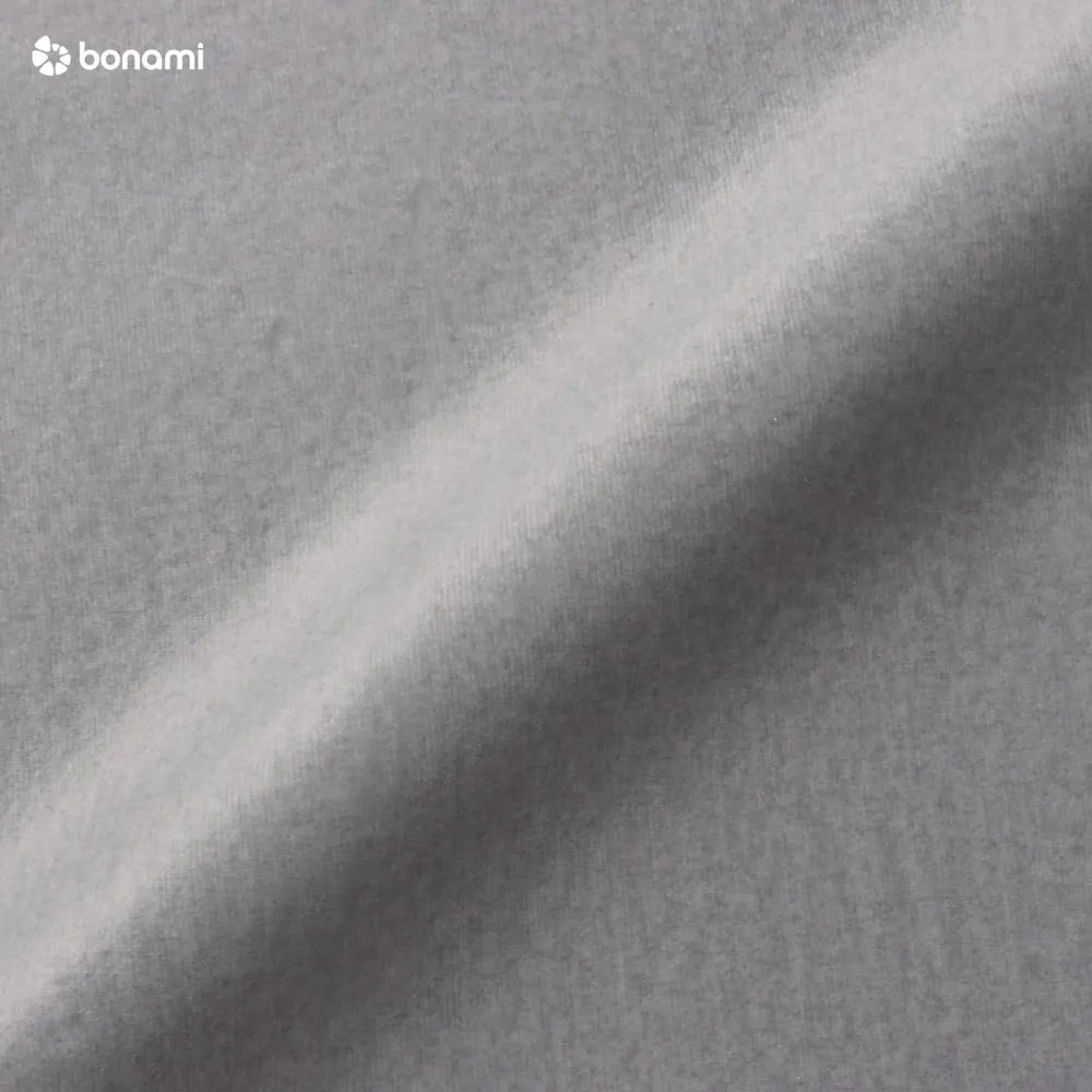 Colțar extensibil cu tapițerie de catifea și șezlong pe partea stângă Windsor &amp; Co Sofas Nuage, gri deschis