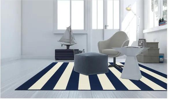 Covor foarte rezistent Floorita Stripes, 133 x 190 cm, albastru