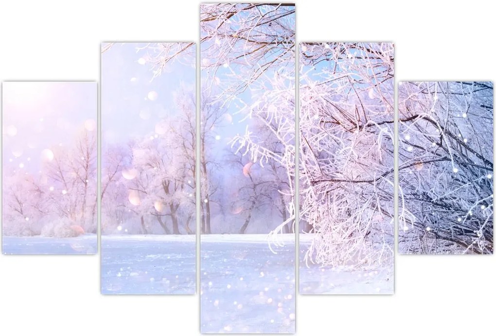 Tablou - Iarna geroasă (150x105 cm)
