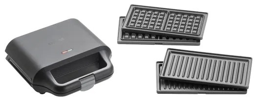 Aparat de sandvici Concept SV3054 3 în 1 700W/230V negru