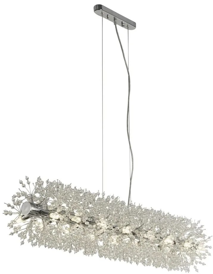 Lustra suspendata design deosebit din margele din sticla Sunburst 16Lt