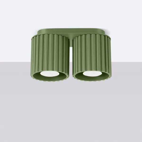 Sollux SL.1795 - Spot AURA 2xGU10/10W/230V verde