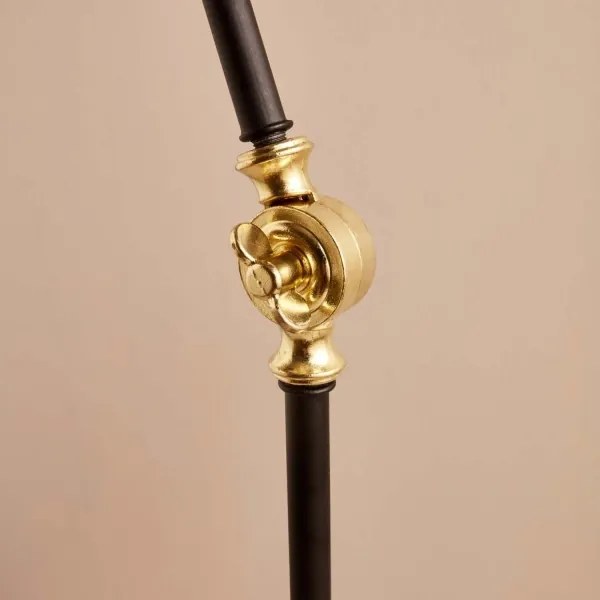 Lampă de podea AYD 1xE27/40W/230V negru/bej