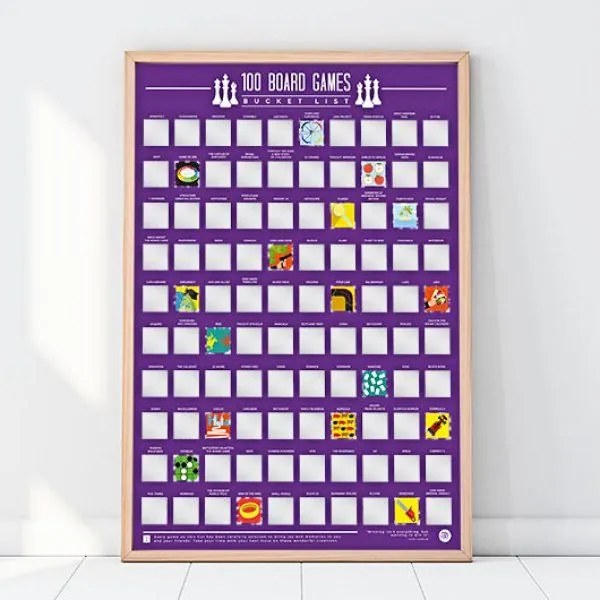 Poster - 100 de cele mai bune jocuri de societate