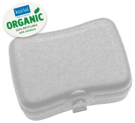 Cutie pentru pranz, 100% Reciclabil, Basic Organic Gri, L16,8xl12,2xH6,6 cm