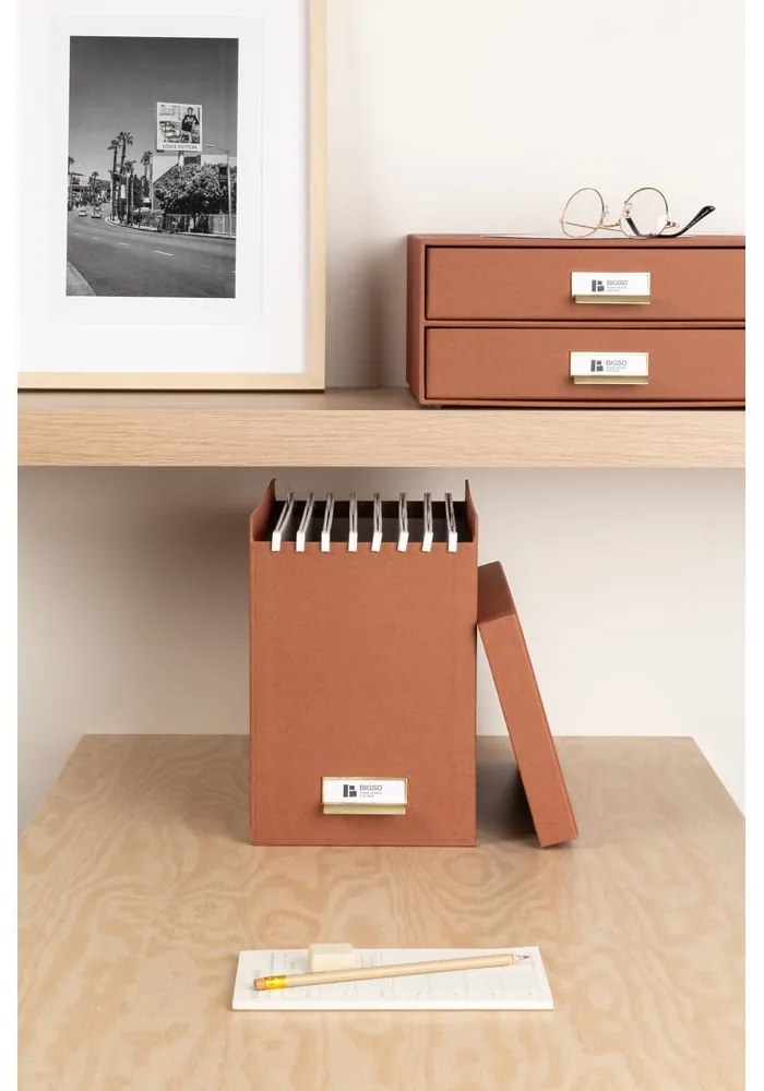Organizator pentru documente din carton Johan Restore Paper Laminate – Bigso