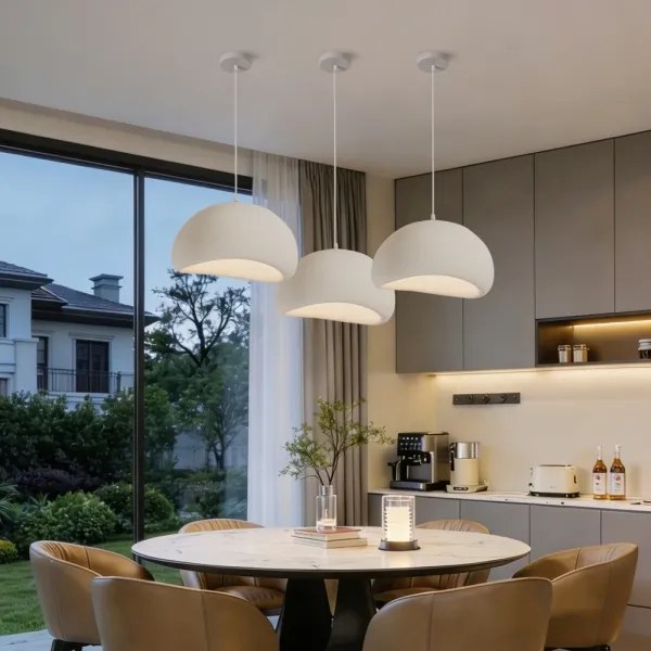 BRILAGI - Lustră suspendată pe cablu WABI SABI 1xE27/60W/230V Ø 40 cm albă