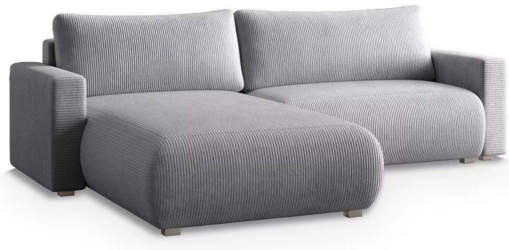 OFERTA Coltar extensibil TAFIRA, gri deschis, reversibil, calitatea a II-a