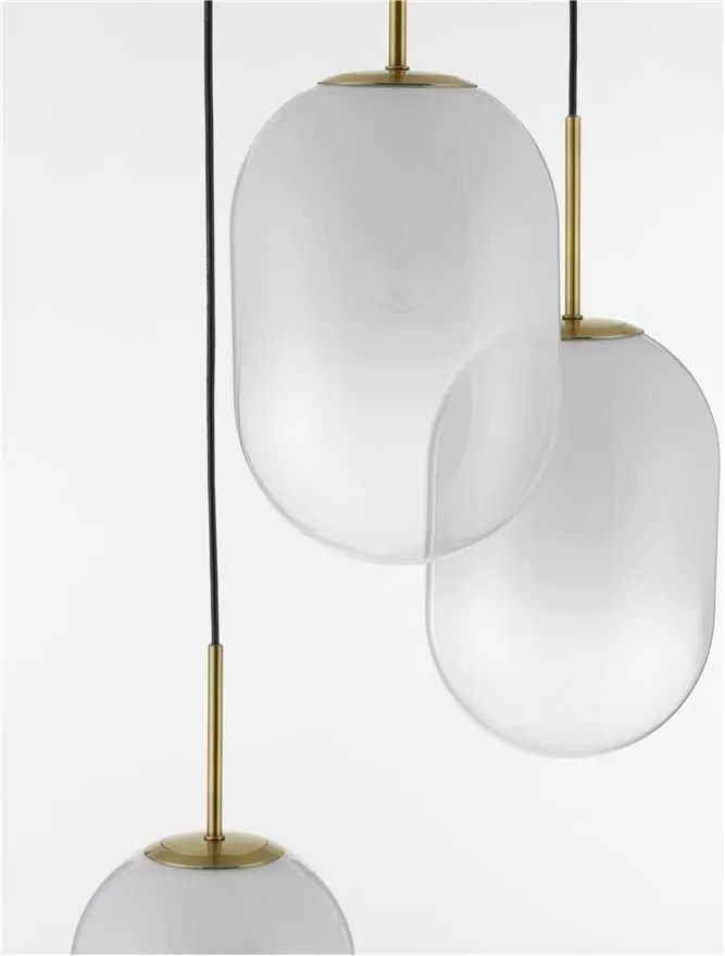 Lustra cu 3 pendule design modern CHRYSI