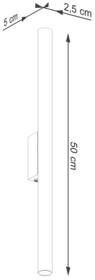 Aplică Sollux SL.1178 PASTELO 2xG9/8W/230V negru