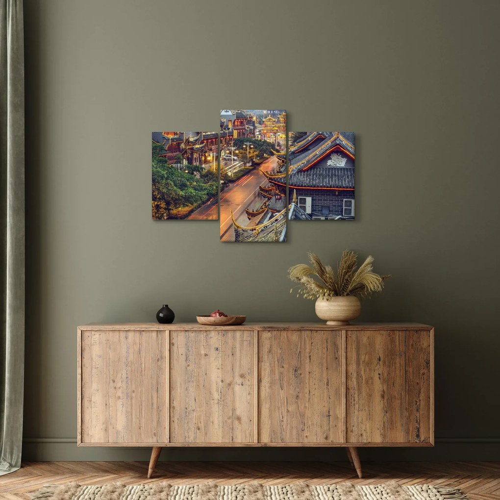 Tablou - Qintai Road, Chengdu, China (90x60 cm)