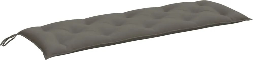 vidaXL Pernă bancă de grădină, melanj gri închis, 150x50x7 cm, textil