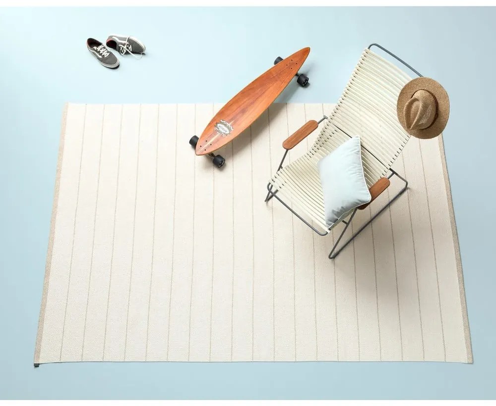 Covor tip traversă pentru interior și exterior crem 70x180 cm Carl Vanilla – Pappelina