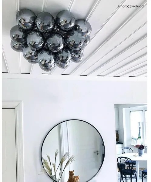 Plafonieră ByRydens 4202240-4505 GROSS 6xG9/5W/230V fumuriu/negru