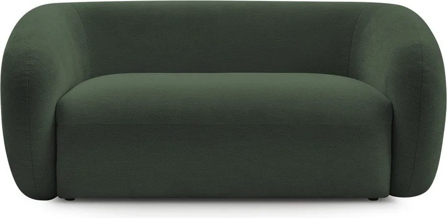 Canapea verde cu tapițerie din chenille 160 cm Celine – Bobochic Paris