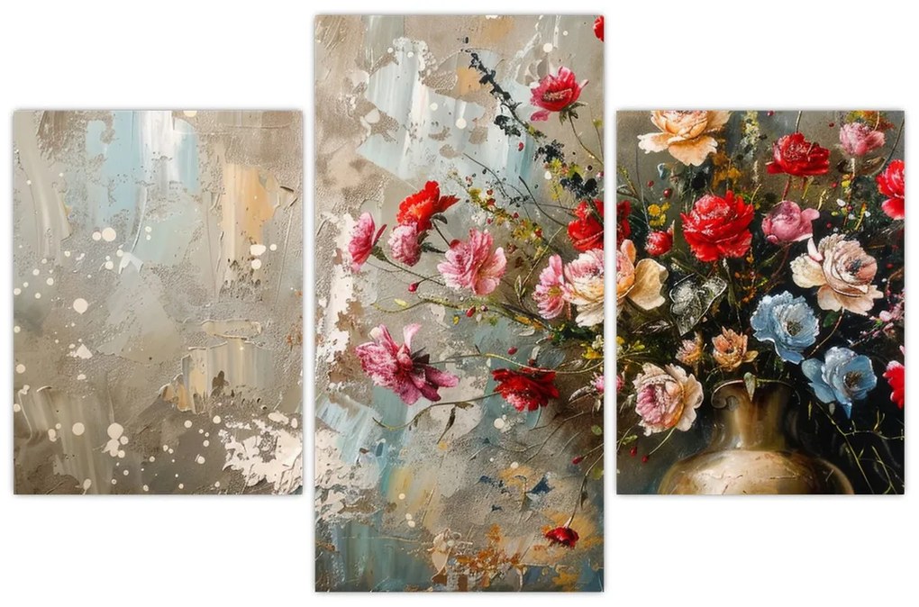 Tablou - Vaza de flori (90x60 cm)