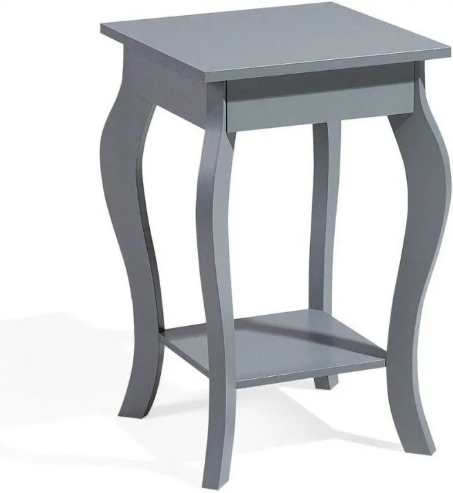 Masă laterala Avon, MDF, gri, 60 x 42 x 42 cm