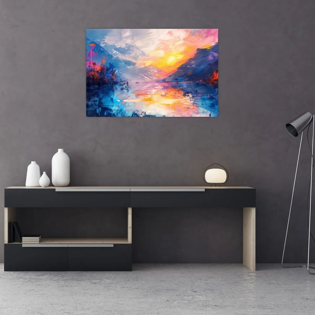 Tablou - Pictura peisajului (90x60 cm)