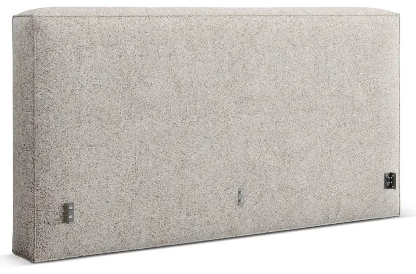 Tăblie de pat bej tapițată 229x100 cm Olivia – Micadoni