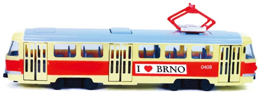 Rappa Tram, care anunță stațiile în limba cehăBRNO , 28 cm