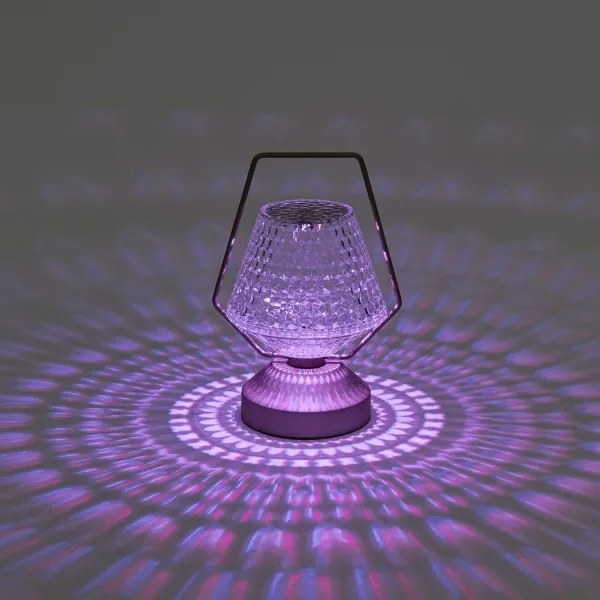 Lampă LED RGB reîncărcabilă dimabilă de masă Aigostar LED/1W/5V 1800mAh 20 cm + telecomandă