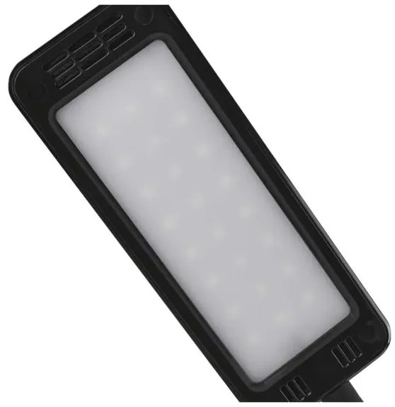 Lampă de birou LED EDDY, cu intensitate reglabilă, 6W, 230V, 3000/4500/6800K, neagră