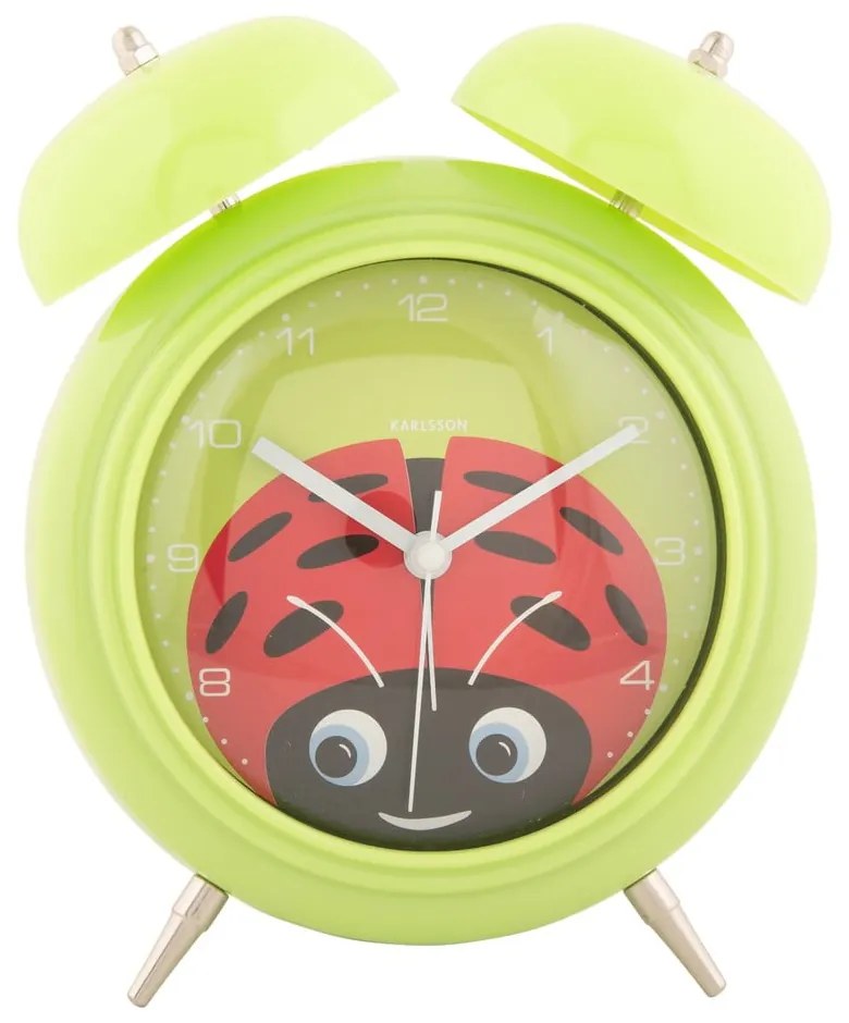 Ceas deșteptător pentru copii ø 15 cm Peekaboo Ladybug – Karlsson