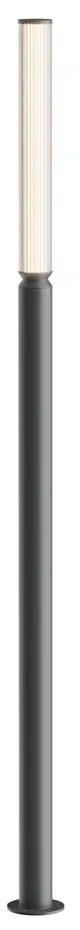 Stalp LED iluminat exterior IP65 Lit grafit H-198,5cm