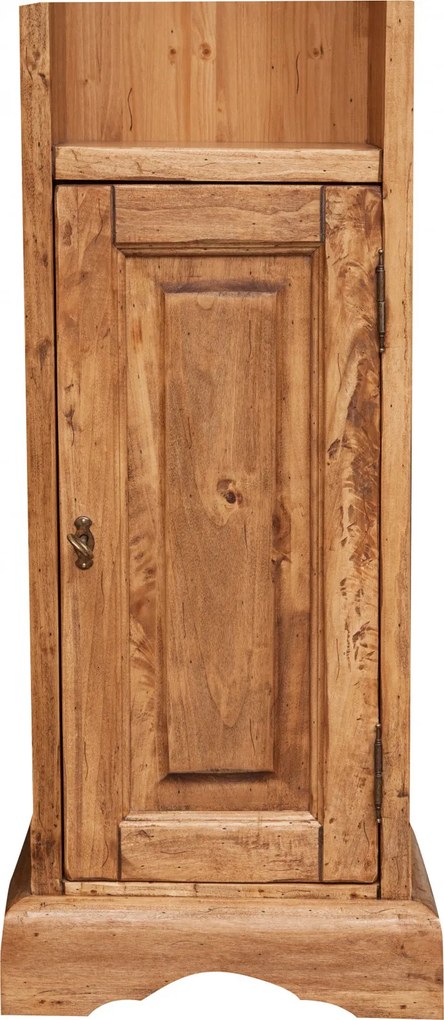 Biblioteca mica, L40 30 H196 cm, natur antichizat, lemn masiv