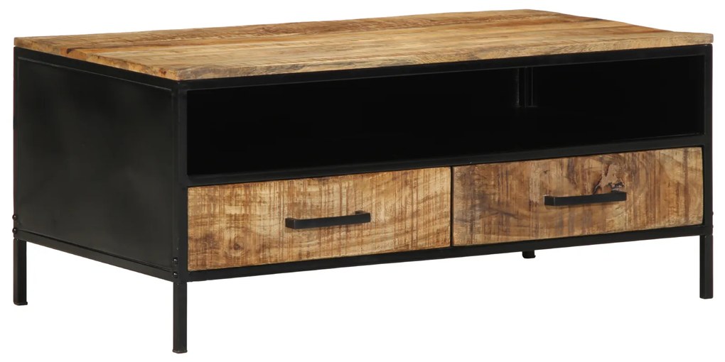 vidaXL Masă de cafea 90x50x40 cm Lemn masiv de mango