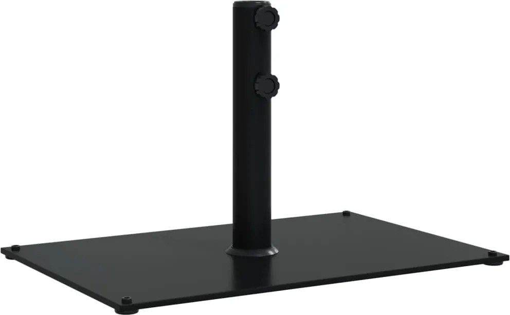 vidaXL Suport umbrelă pentru stâlpi Ø32/38/48 mm, 15 kg, dreptunghi