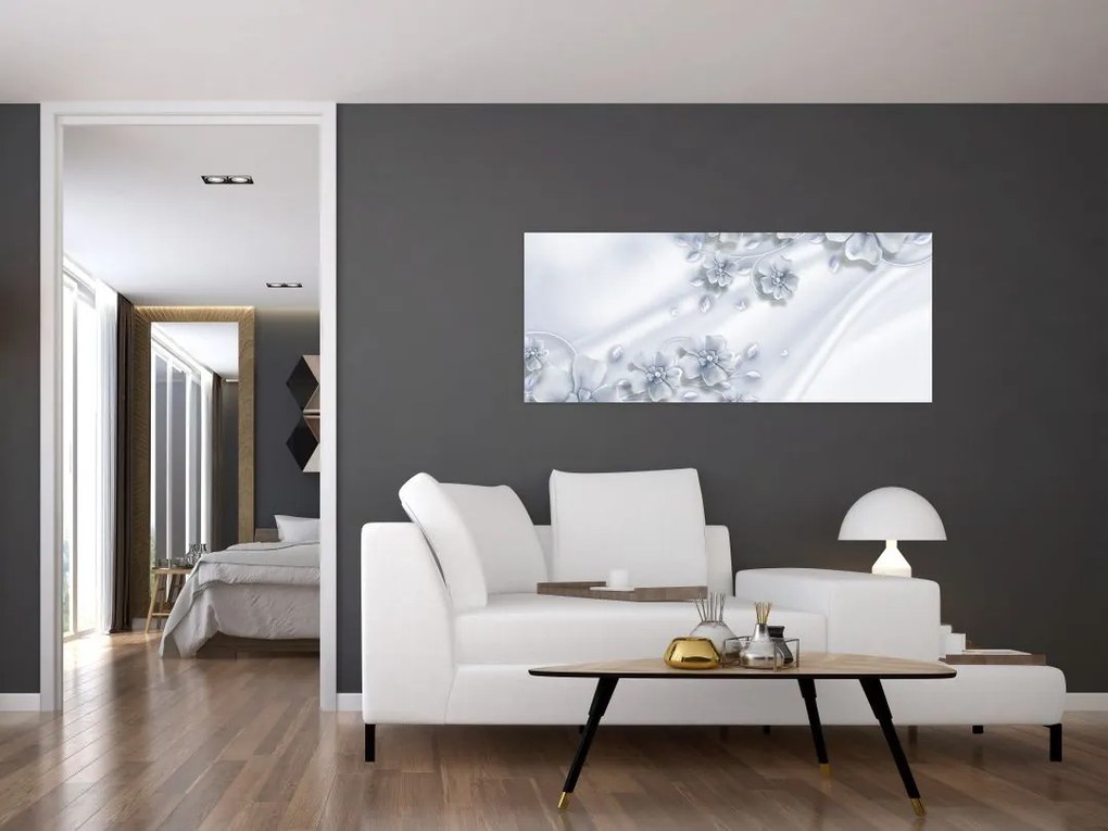 Tablou - Design flori (120x50 cm)