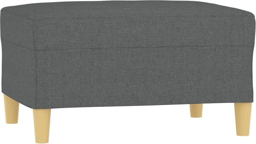 vidaXL Taburet, gri închis, 70x55x41 cm, material textil