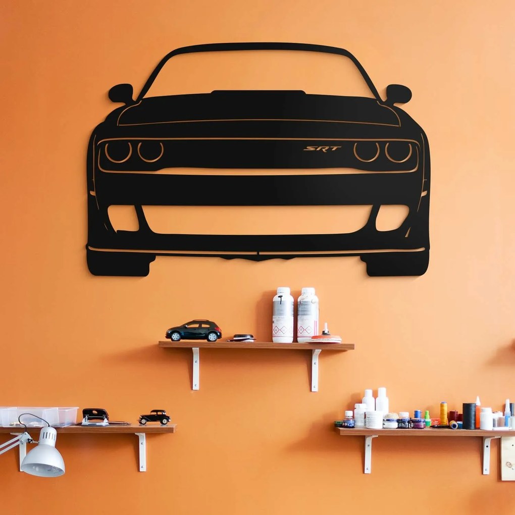 DUBLEZ | Tablou 3D din lemn - Dodge Challenger SRT