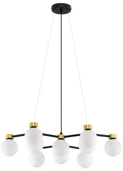 Lustra suspendata cu 10 surse de lumina DOMINO