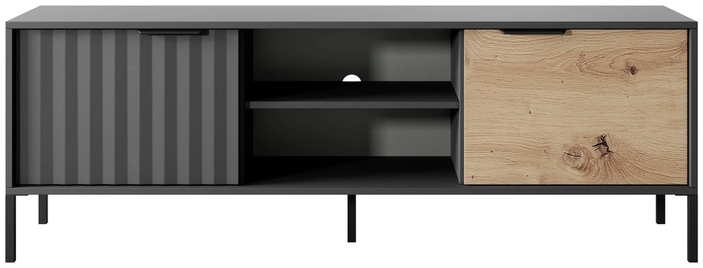 Dulap RTV negru cu specificatii dub artisan RAVE 153 2D