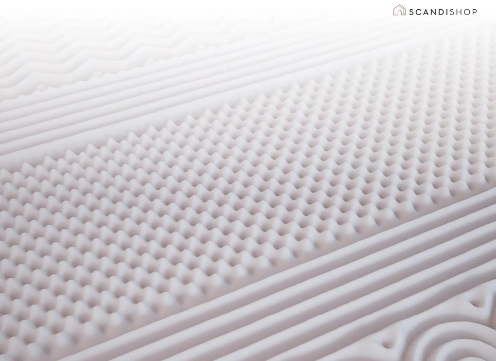 Saltea de spuma DELUXE 140 x 200 cm Protectie saltea: FaRa protectie saltea