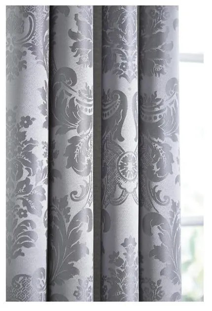Draperii gri 2 buc. din damasc 168x183 cm Damask Jacquard – Catherine Lansfield