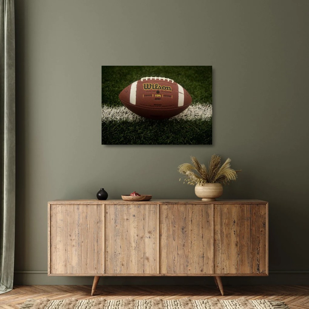 Tablou pe sticlă - Fotbal (70x50 cm)
