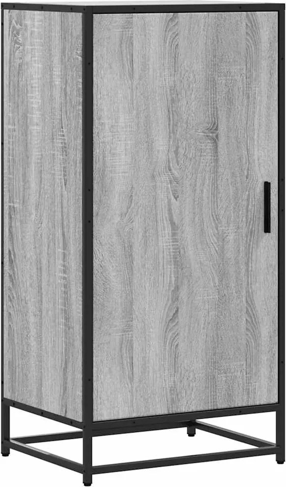 vidaXL Pantofar, gri sonoma, 48x38x97,5 cm, lemn prelucrat