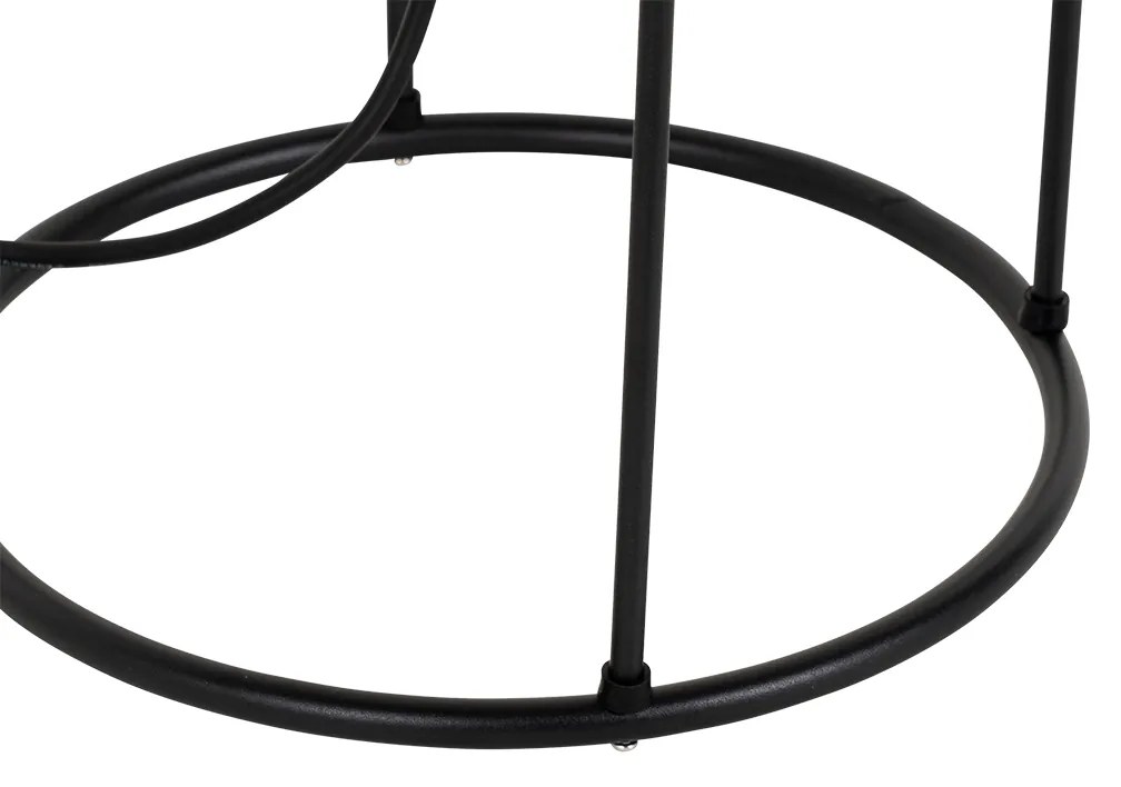 Lampa de podea de design pentru exterior neagră - Jannie