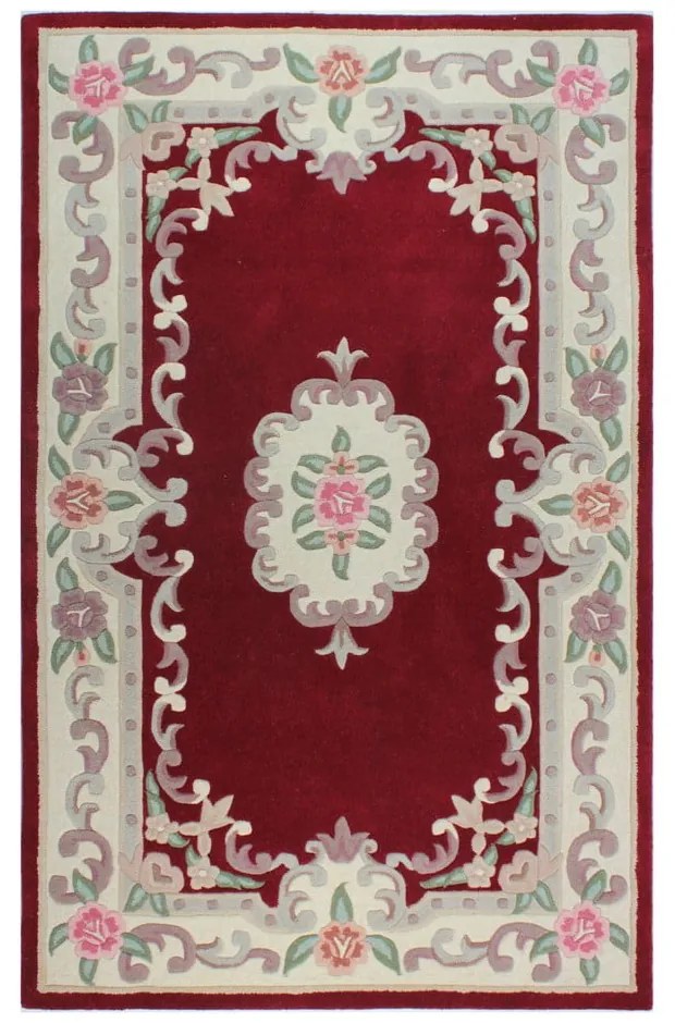 Covor din lână Flair Rugs Aubusson, 150 x 240 cm, roșu